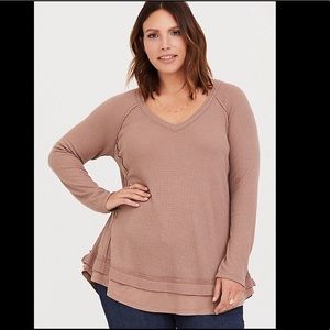 Torrid Light Brown Long Sleeve 3X
